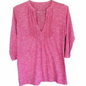 ❌ FINAL PRICE ❌ LOFT Pleated V-Neck Blouse